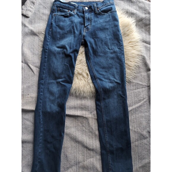 LEVIS 511 Medium Wash FADED BLUE 30X32 STRETCH SLIM FIT JEANS MEN'S Pant - Picture 3 of 11